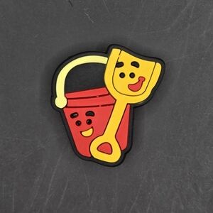 (5/$15) Blues Clues Shovel and Pail Croc Charm